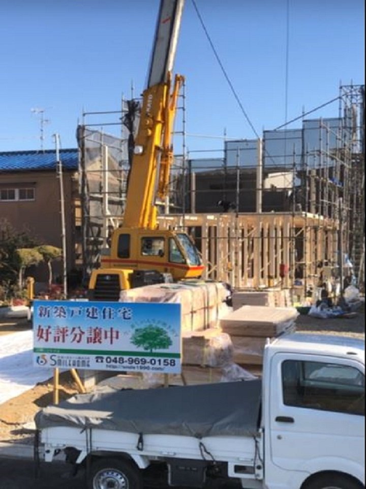 東越谷分譲　現地看板3